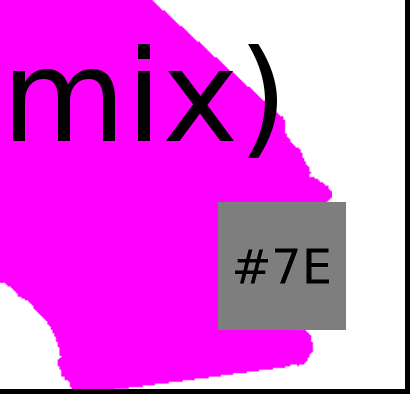 The #7E7E7E mark in the bottom-right corner of the cover art for a song